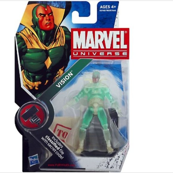 Marvel UniverseVISION Year 2009 Series 4 Inch Tall Action Figure #6